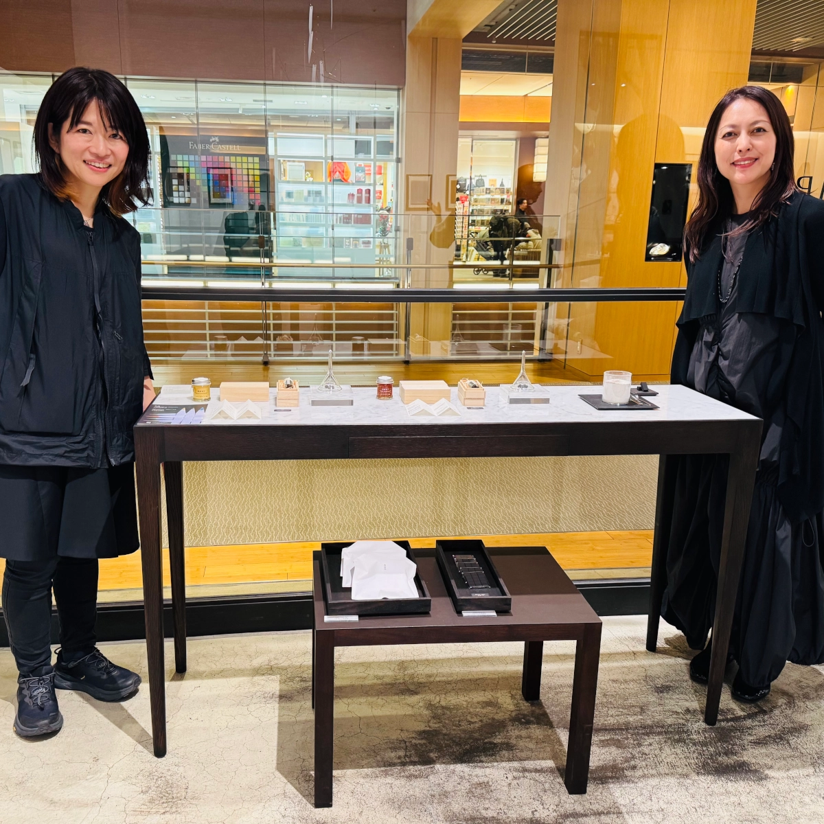 Mikiko Borghi with Chikako Perez of Tokyo Kodo